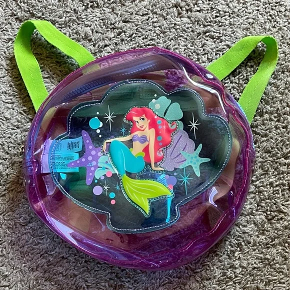 Little Mermaid Clear Mini Backpack - Picture 1 of 5